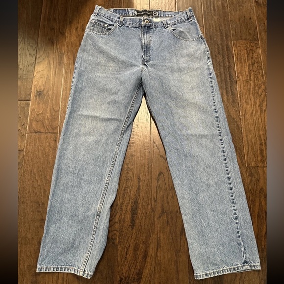 Vintage Levi's Silvertab Jeans Straight + Loose Fit Blue USA 90s Y2k Men's 38x34 - Picture 1 of 5